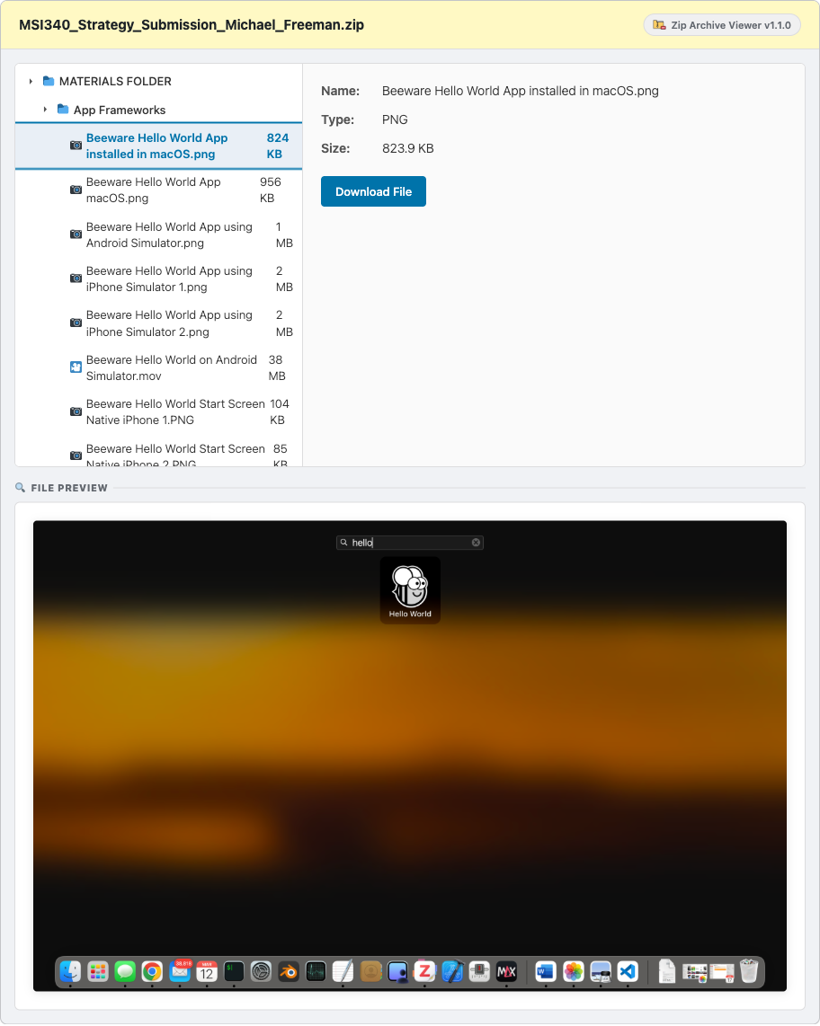 Zip Archive Viewer Image Preview Showcase